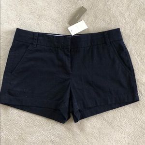 NWT Jcrew navy chino shorts size 6
